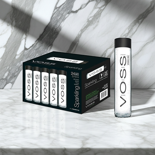 VOSS Sparkling Water, Norway - 24 X 375ML