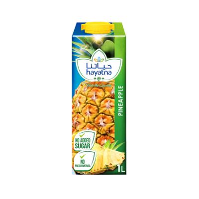 HAYATNA PINEAPPLE JUICE 12X1LTR
