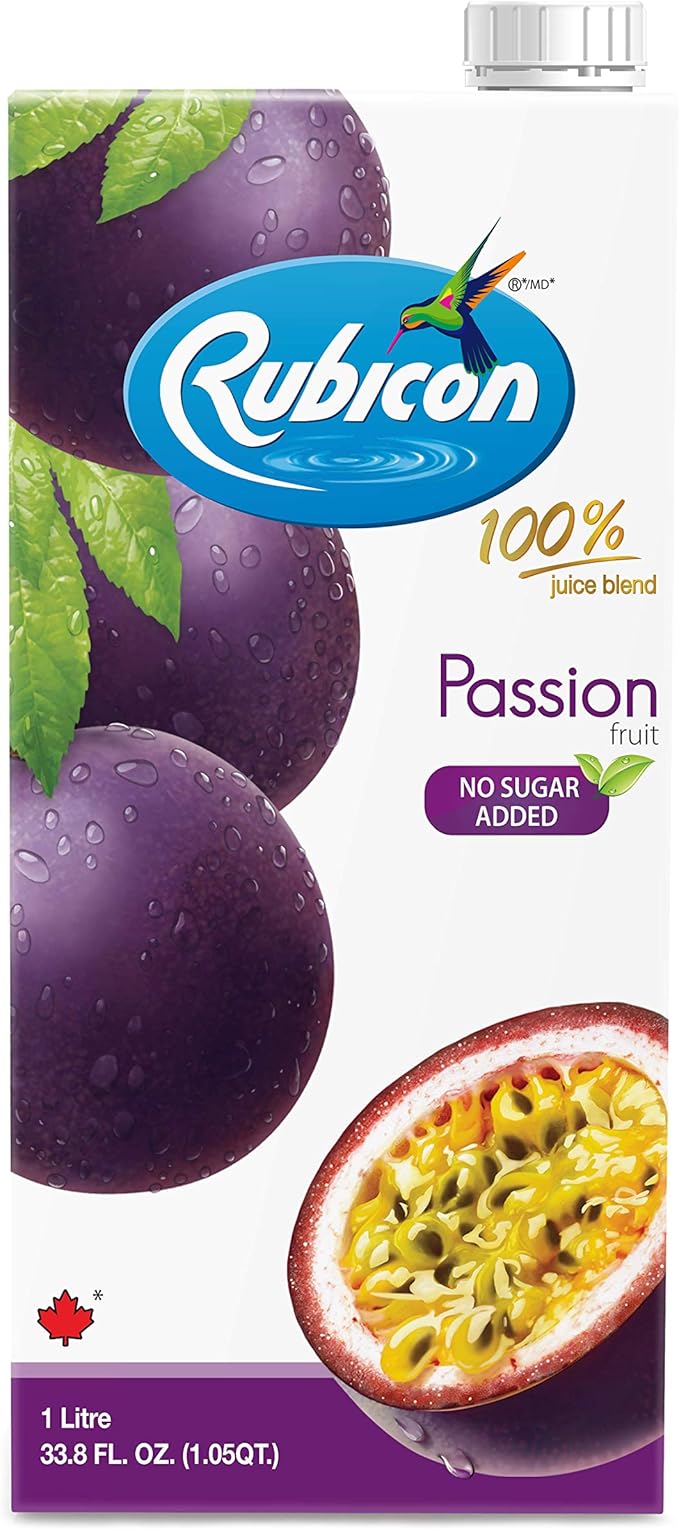 Rubicon No Added Sugar Passion Fruit Juice 1LX12