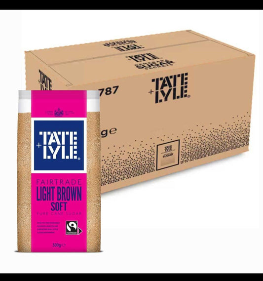 Tate & Lyle Light Brown Sugar, 500GX10 PKT