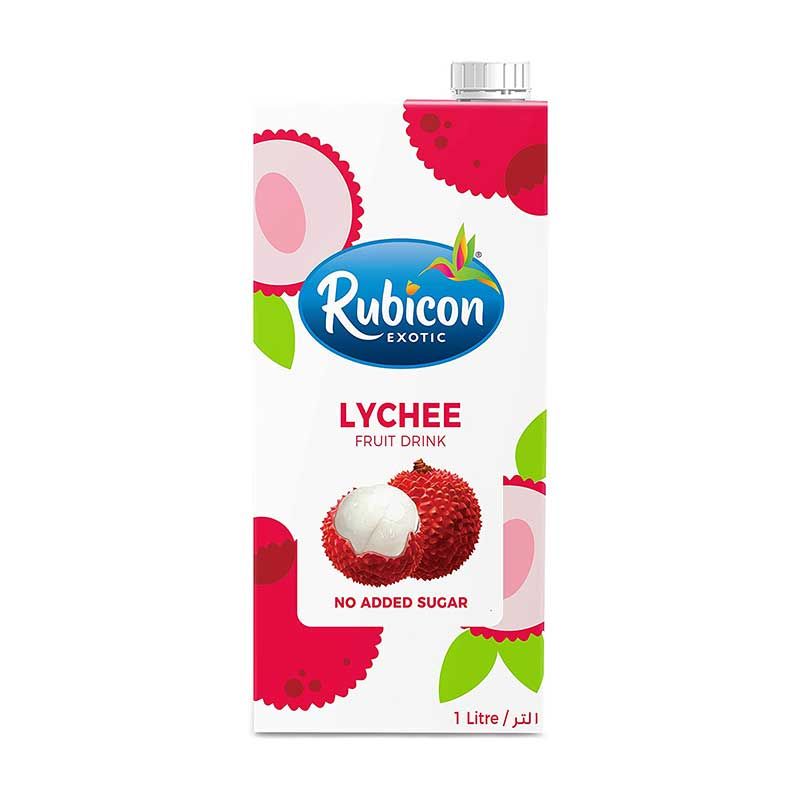 Rubicon Lychee No Sugar Added Juice (12 Packs of 1L)